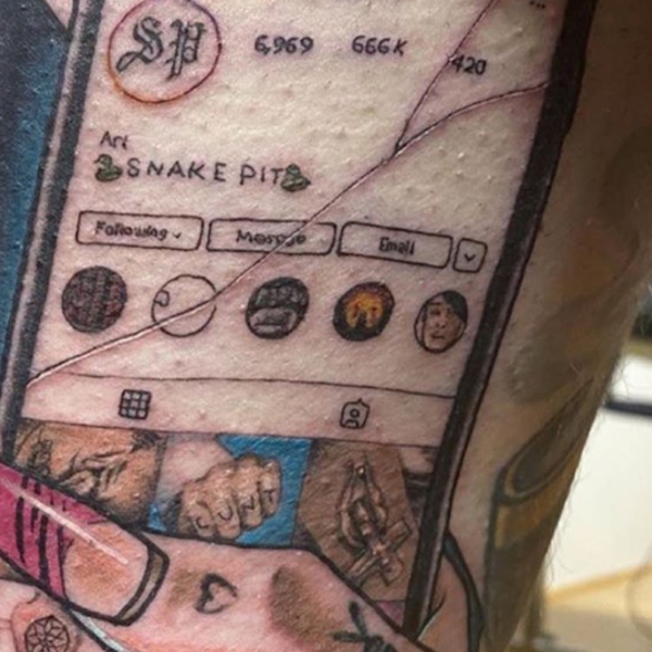 Los peores tatuajes del mundo en Instagram. Obvio que ninguno de Black ;)