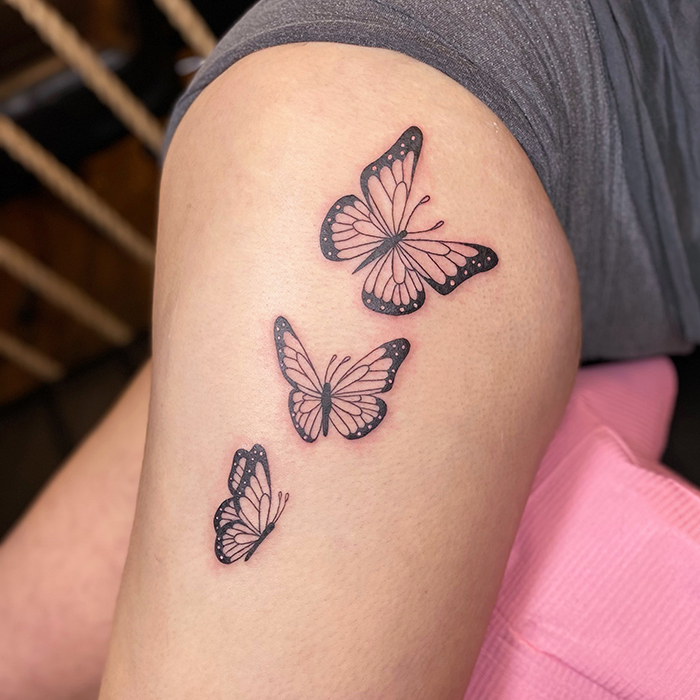 tatuaje mariposas